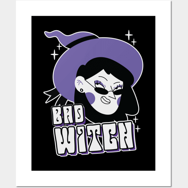 bad witch Wall Art by ArtStopCreative